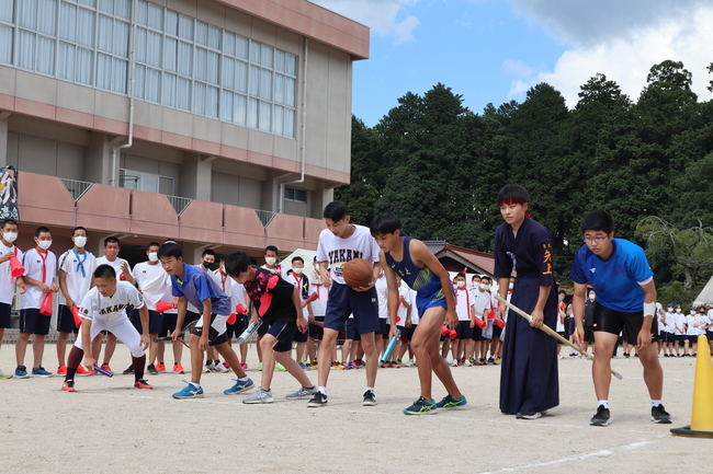 部活動対抗リレー