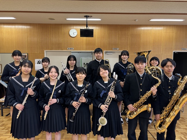 吹奏楽部集合写真