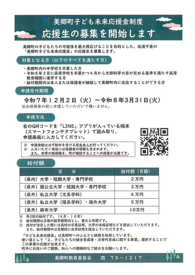 美郷町子ども未来応援金