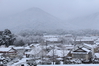 矢上高校からの雪景色