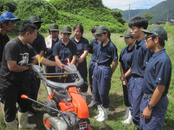 管理機運転講習１